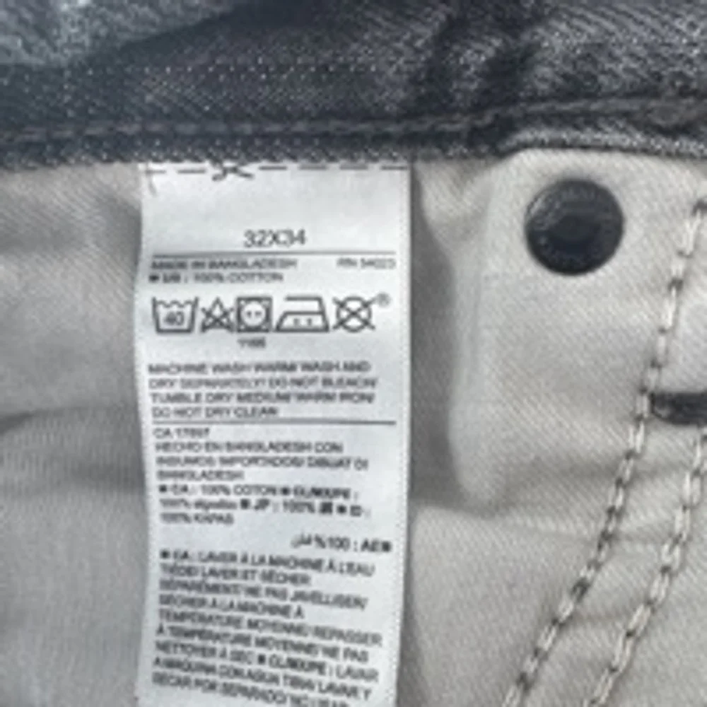 Men's OLD NAVY Loose Jeans Size 32x34 Gray